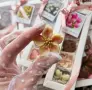 4 цветчета цветенца цвете цветя островърхи силиконов молд форма фондан шоколад смола гипс декор, снимка 4
