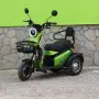 Двуместна електрическа триколка  Pudding 1800W-48V-20Ah GREEN, снимка 5
