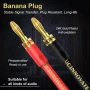 Hi-Fi кабел за тонколони с накрайници тип банани и вилици 13AWG , снимка 3