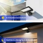 Комплект 2 соларни LED лампи с датчик и дистанционно, снимка 8