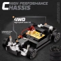 4652 RC Porsche Drift Master: 4х4 Дрифт количка с акумулаторна батерия и състезателен сет, снимка 2