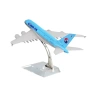 Еърбъс 380 самолет модел макет Korean Air метален A320 Южна Корея Азиатски пътнически класни превози, снимка 4