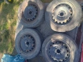 Джанти с гуми 14" Рено Клио 2 1.5 ДЦИ 65к.с 2003г. / Renault Clio 2 1.5 DCI, снимка 1