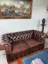 Chesterfield/Честърфийлд Луксозна кожена гарнитура (3+1+1) – класика с характер и стил, снимка 5