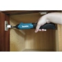 НОВ Акумулаторен винтоверт Makita DF001DW, 220 об/мин, Li-Ion 1.5 Ah + Комплект 81 аксесоара - 24 МЕ, снимка 7