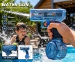 Електрически воден пистолет с USB зареждане – автоматично водно оръжие за лятото, снимка 1