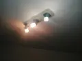 Чисто нов модерен спот полилей Vitolight – лампа за таван (хром и стъкло), снимка 8