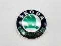 Емблема Skoda Шкода – 80мм / 90мм Octavia Superb, Fabia, Rapid, Kodiaq, снимка 3