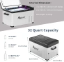 Alpicool 30L компресорен авто хладилник с фризер Bluetooth 12V 24V 220V хладилна кутия, снимка 3