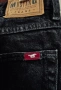 Vintage унисекс дънки Mustang Michigan Jeans / 90s Loose Straight Denim / Heavy Dark Wash, снимка 5