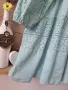 Памучна разкроена туника или рокля мента , снимка 4