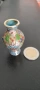 Миниатюрна ваза Клоазоне (Cloisonné) – Китайски емайл, 4.5 см , снимка 1