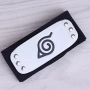 Бандана Naruto Konoha – Гравирана метална плочка 10x4 см, 95 см, за косплей и фенове на аниме 10002, снимка 5