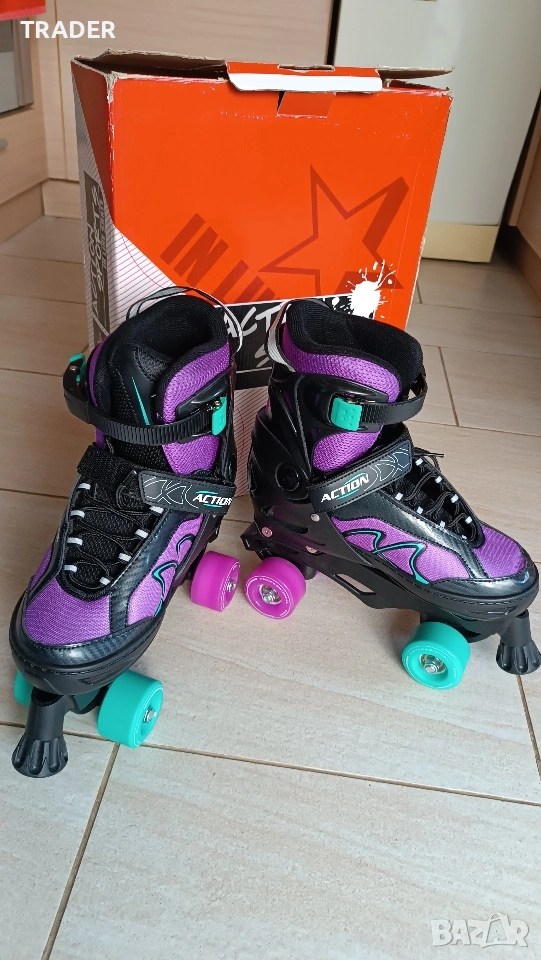 Ролкови кънки ролери  Action sports размер 40-43, снимка 1