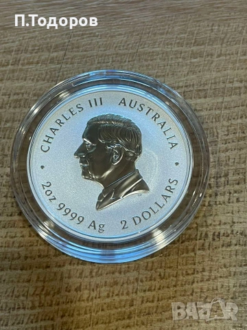Сребро 1 oz монета "Годината на Коня" Оцветена 2026, снимка 4 - Нумизматика и бонистика - 54971044