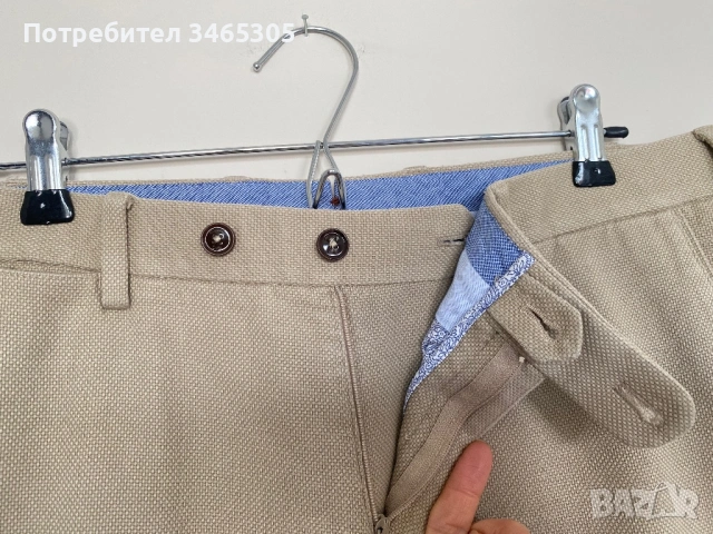 Massimo Dutti мъжки памучен панталон, снимка 6 - Панталони - 54662937