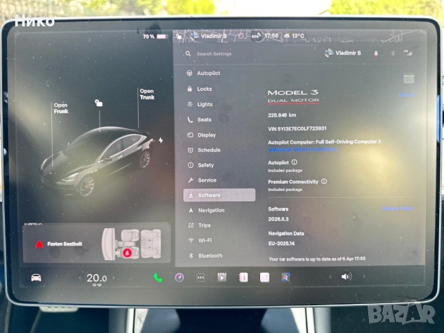 Tesla 3 Performance , снимка 9 - Автомобили и джипове - 54709609