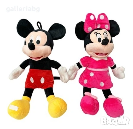Плюшена играчка Mickey или Minnie – 44 см 