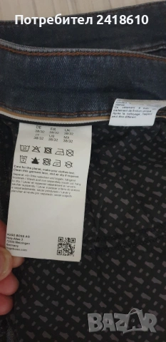 Hugo Boss Delawere Slim  Fit Mens Size 38 / 32  ОРИГИНАЛ Мъжки Дънки, снимка 4 - Дънки - 54970955
