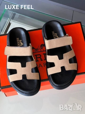 Hermes ⚜️Дамски Чехли , снимка 16 - Чехли - 54793781