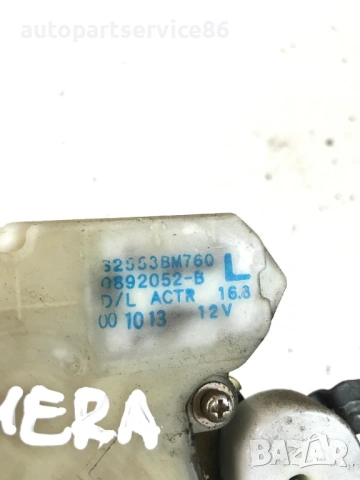 Механизъм за заключване на задна лява врата за Nissan Almera N16 (2003) 82553Bm760, снимка 2 - Части - 54352634