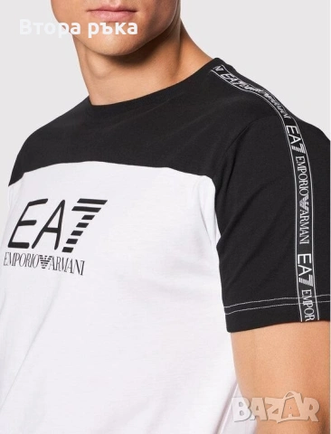 EA7 emporio armani тениска мъжка оригинален , снимка 3 - Спортни дрехи, екипи - 54666617