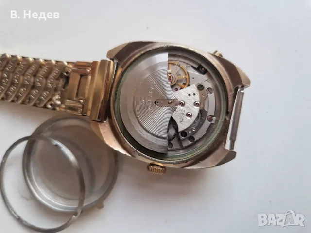 POLJOT, 23 jewels, automatic, cal 2627.2H, каса 35x40мм! USSR, TOP!, снимка 7 - Мъжки - 55578586