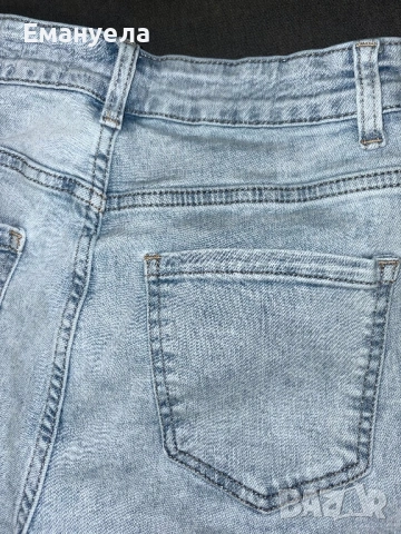 Къси дънки- пола панталон , снимка 2 - Къси панталони и бермуди - 54178471