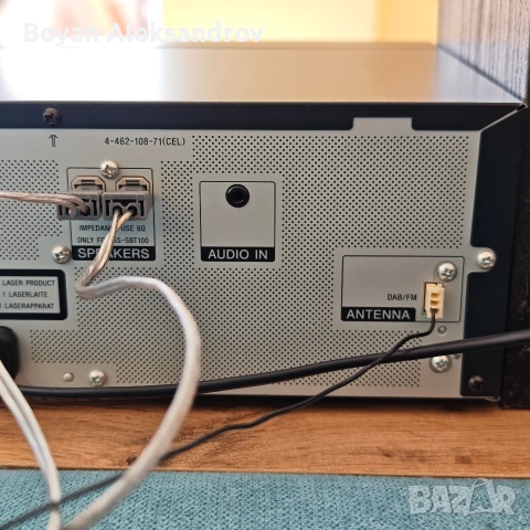 Sony CMT-SBT100B - Bluetooth/NFC/DAB+/USB/AUX, снимка 6 - Аудиосистеми - 54976956