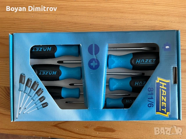Комплект отвертки HAZET 811/6