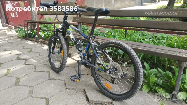 Детски велосипед ROCKRIDER ST 500 (20") – Много добро състояние, снимка 11 - Велосипеди - 54703011