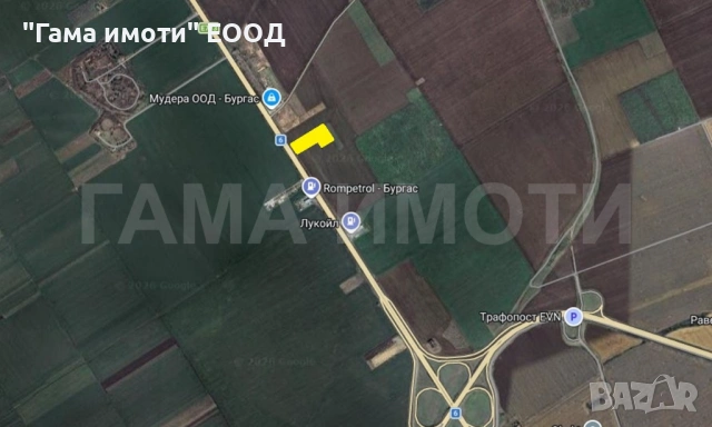 Парцел на пътя Бургас - София
