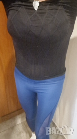 Син дамски клин, снимка 3 - Клинове - 54062255