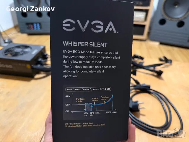 EVGA 1000 W SuperNova Gold 80, снимка 6 - Захранвания и кутии - 55656978
