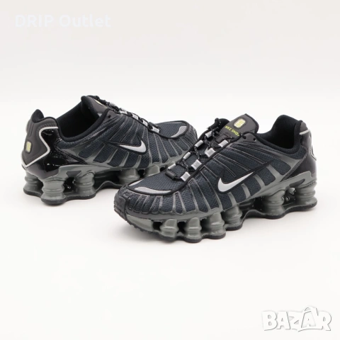 !НОВИ! Nike Shox TL | Black/Grey | + КУТИЯ, снимка 4 - Маратонки - 54167924