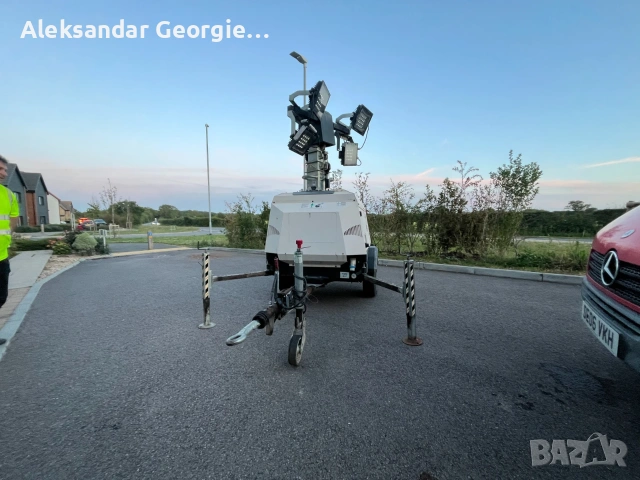 Generac VT-Hybrid 2018 – 9 м осветителна кула, 5 kVA генератор, само 707 м/ч