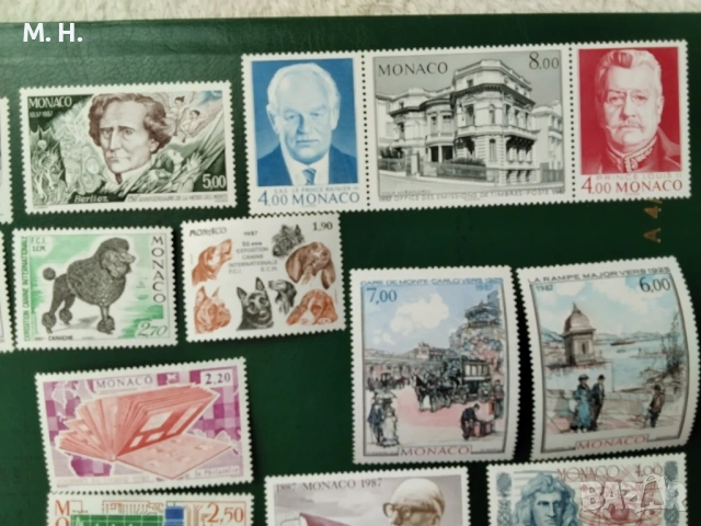 Монако 1987, снимка 6 - Филателия - 54842738