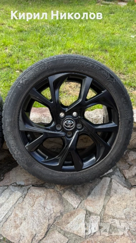 Оригинални 18" джанти Toyota CH-R (18x7J ET50 5x114.3) + зимни гуми NEXEN 225/50R18 99H, снимка 7 - Гуми и джанти - 54902055