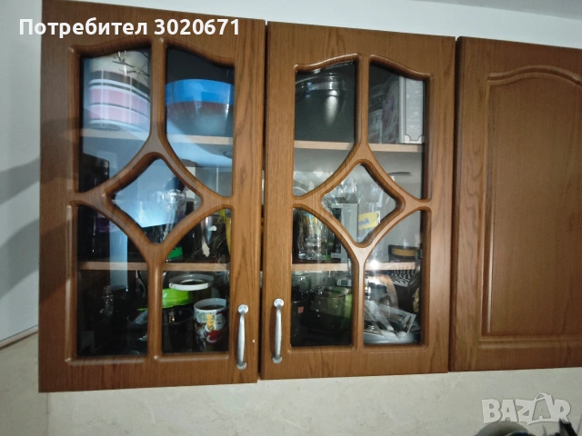 Модулна кухня с висок шкаф - витрина (за ремонт/за вила) , снимка 4 - Кухни - 55159776