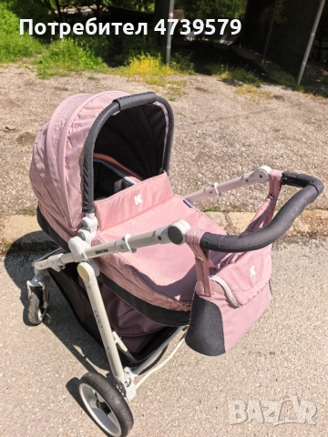 Бебешка количка Kikka Boo 3 в 1, снимка 6 - Детски колички - 54786247