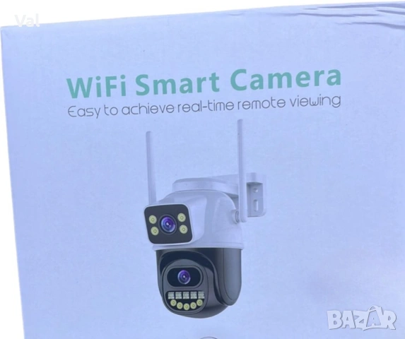 Външна 8MP WiFi Безжична Камера 4K,Автоматично проследяване,iCsee APP, снимка 10 - IP камери - 55163646