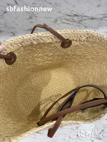 Celine плажна чанта плетена, снимка 4 - Чанти - 55615696
