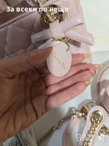 Mini Lady Dior Дамска Чанта От Агнешка Кожа Код Brand Luxury Fashion24, снимка 10 - Чанти - 54960798