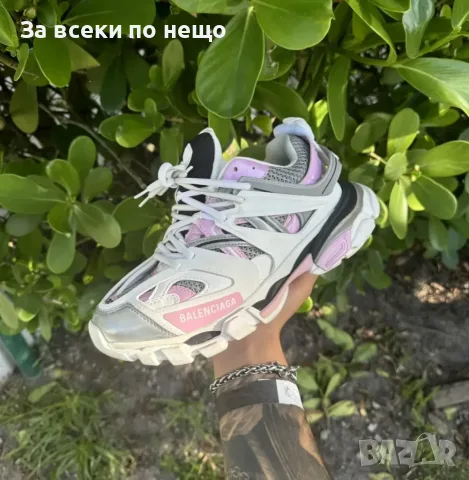 Balenciaga Track Sneaker "White/Pink" Дамски Маратонки👟Дамски Спортни Обувки Код ch94