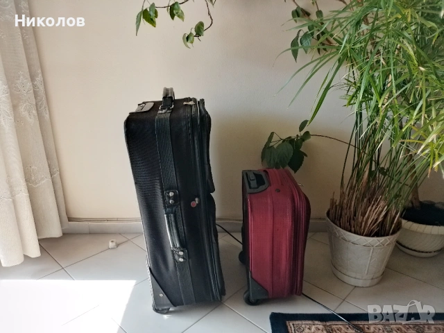 Куфари 2бр колелца "65/50/25см" 15€,"42/32/20см" "10€"!+Доставка!, снимка 4 - Куфари - 54099299