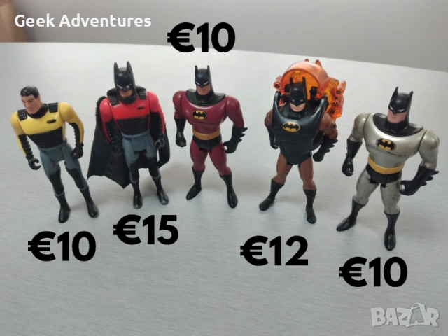 Оригинални екшън фигурки Батман от 90те / Batman Action Figures 90s Retro Vintage, снимка 4 - Колекции - 53167176