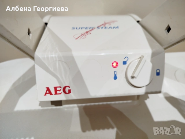 Парна преса за гладене AEG SUPER STEAM - 2200 W , снимка 12 - Шевни машини - 54594989