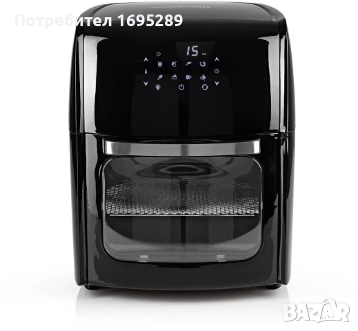 GOURMETMAXX Дигитална фурна, фритюрник 3 в 1 XXL air fryer 1800 W, снимка 4 - Печки, фурни - 54723922