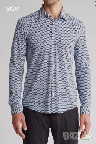 Мъжка риза Boss Slim Fit P-ROAN-kent Shirt - М