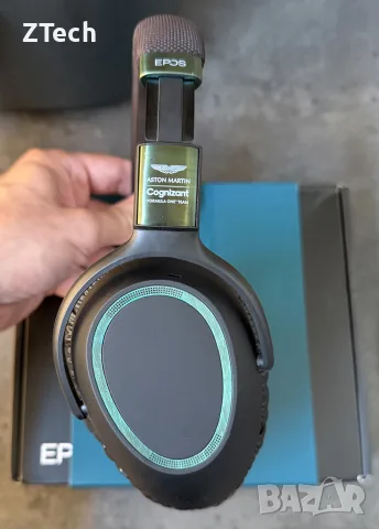 Sennheiser Epos Adapt 660 Aston Martin F1 Team  Слушалки, снимка 4 - Bluetooth слушалки - 55402549